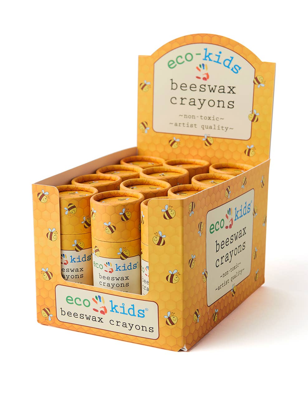 Beeswax crayons - triangle -