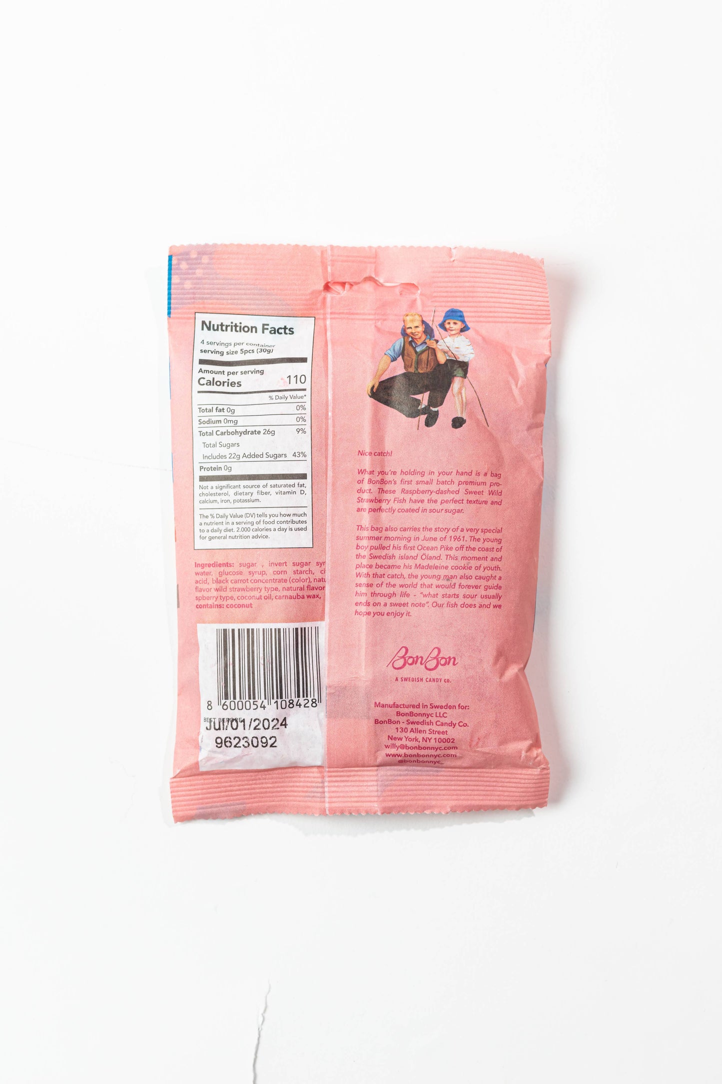 Sweet Wild Strawberry Fish Candy
