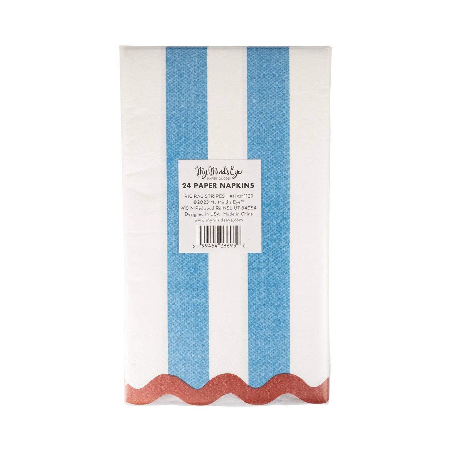 Hamptons Stripes Paper Napkin