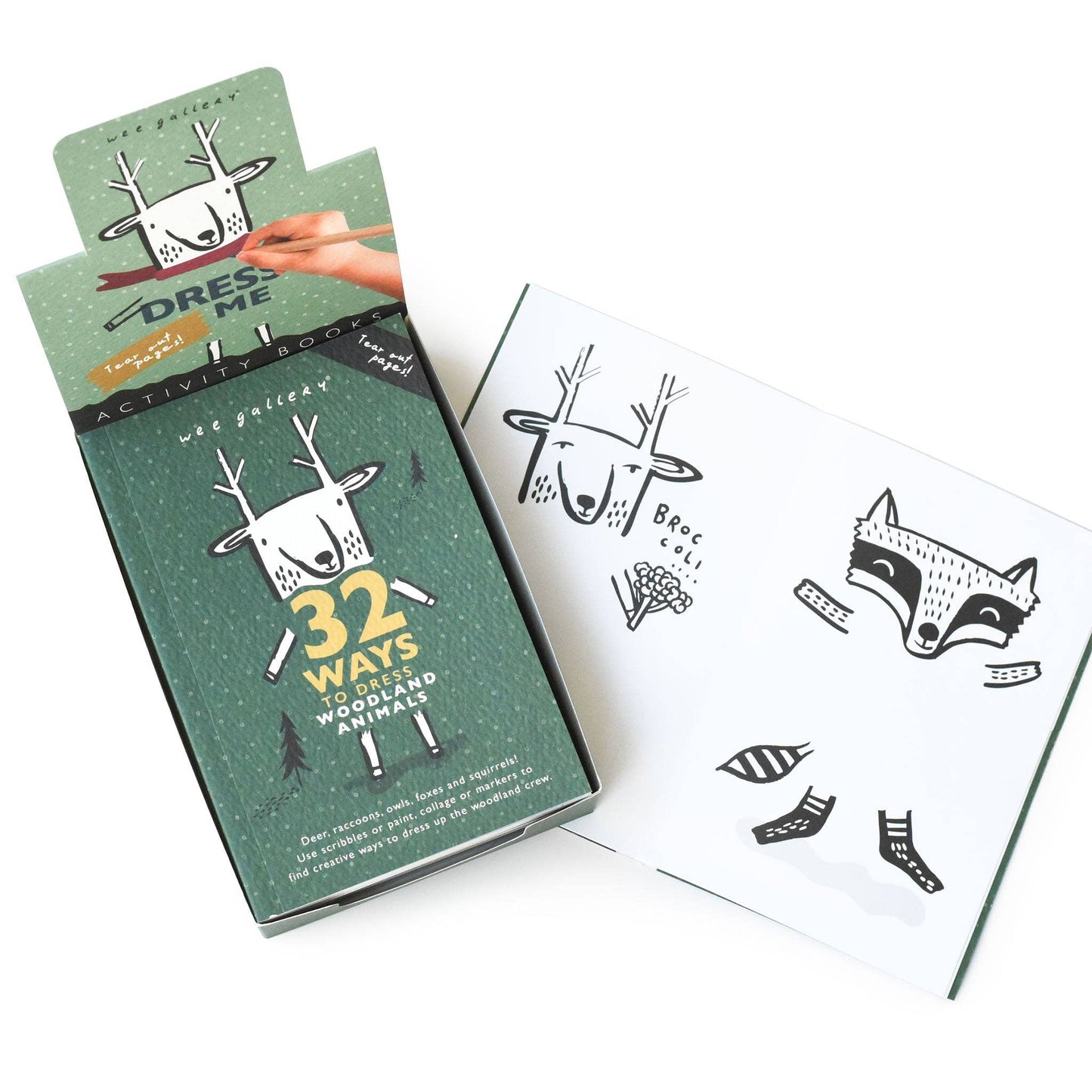 32 Ways to Dress Woodland Animals Coloring