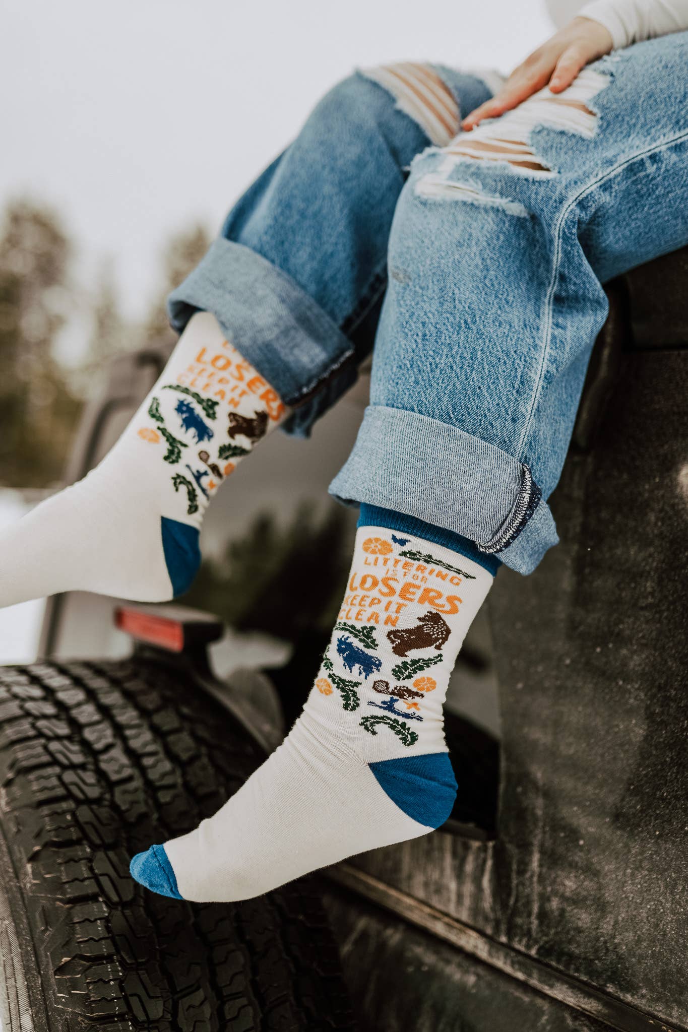 Littering is For Losers Unisex Socks