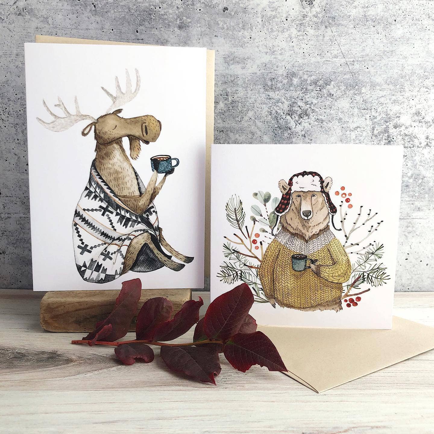 Cozy Moose Card