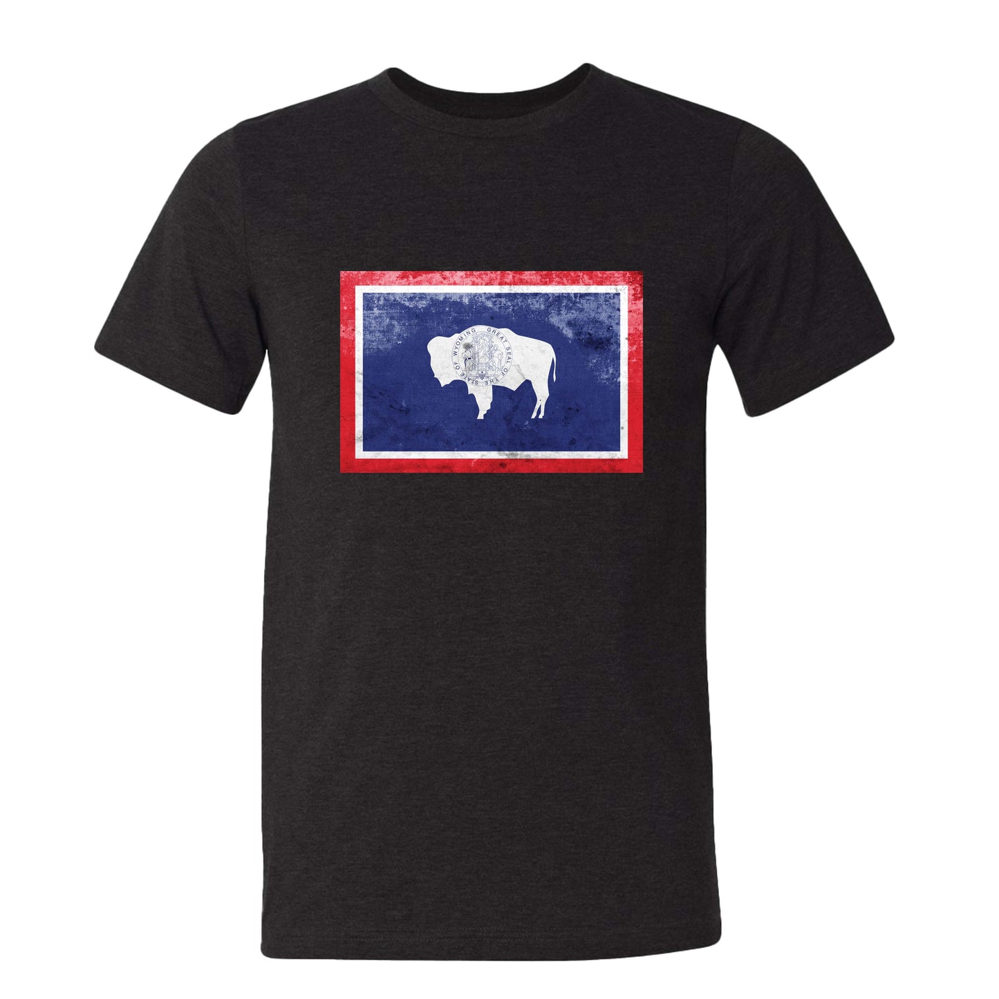 Distressed Wyoming Flag T-Shirt