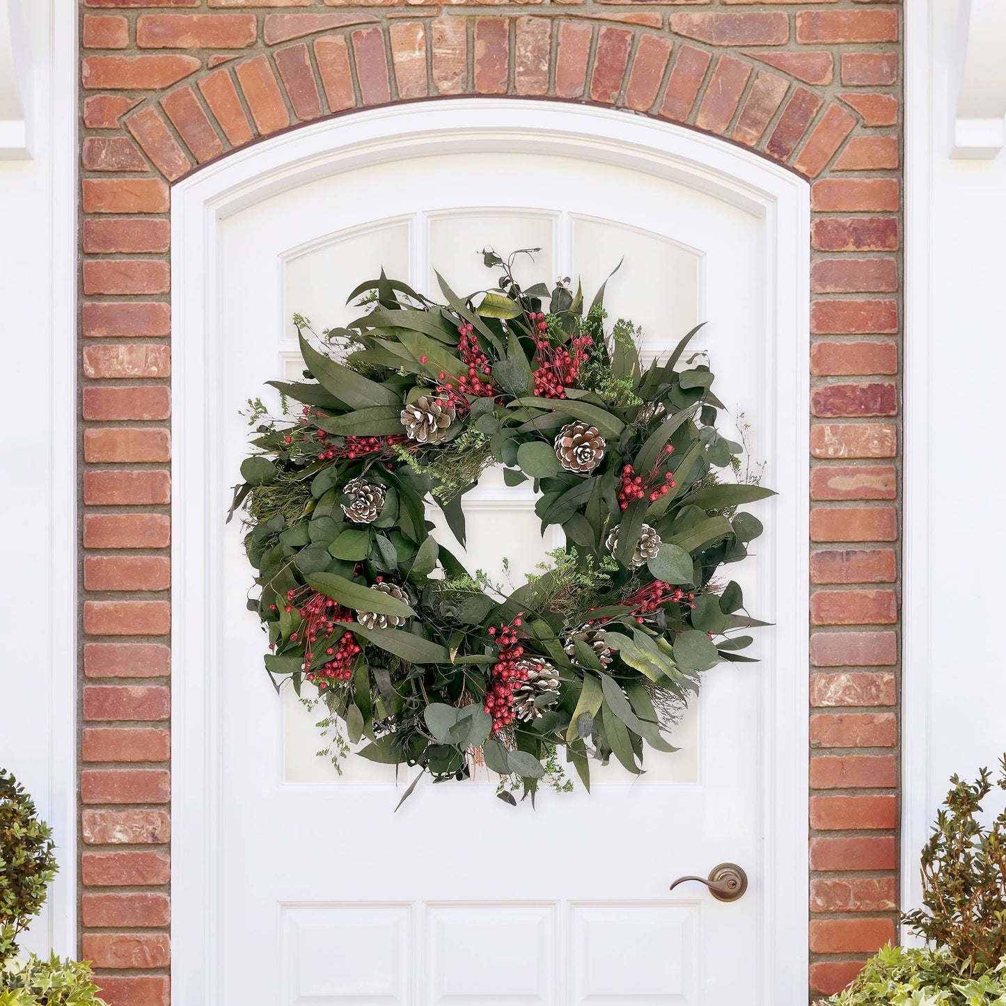 Handmade Natural Pinecone Wreath