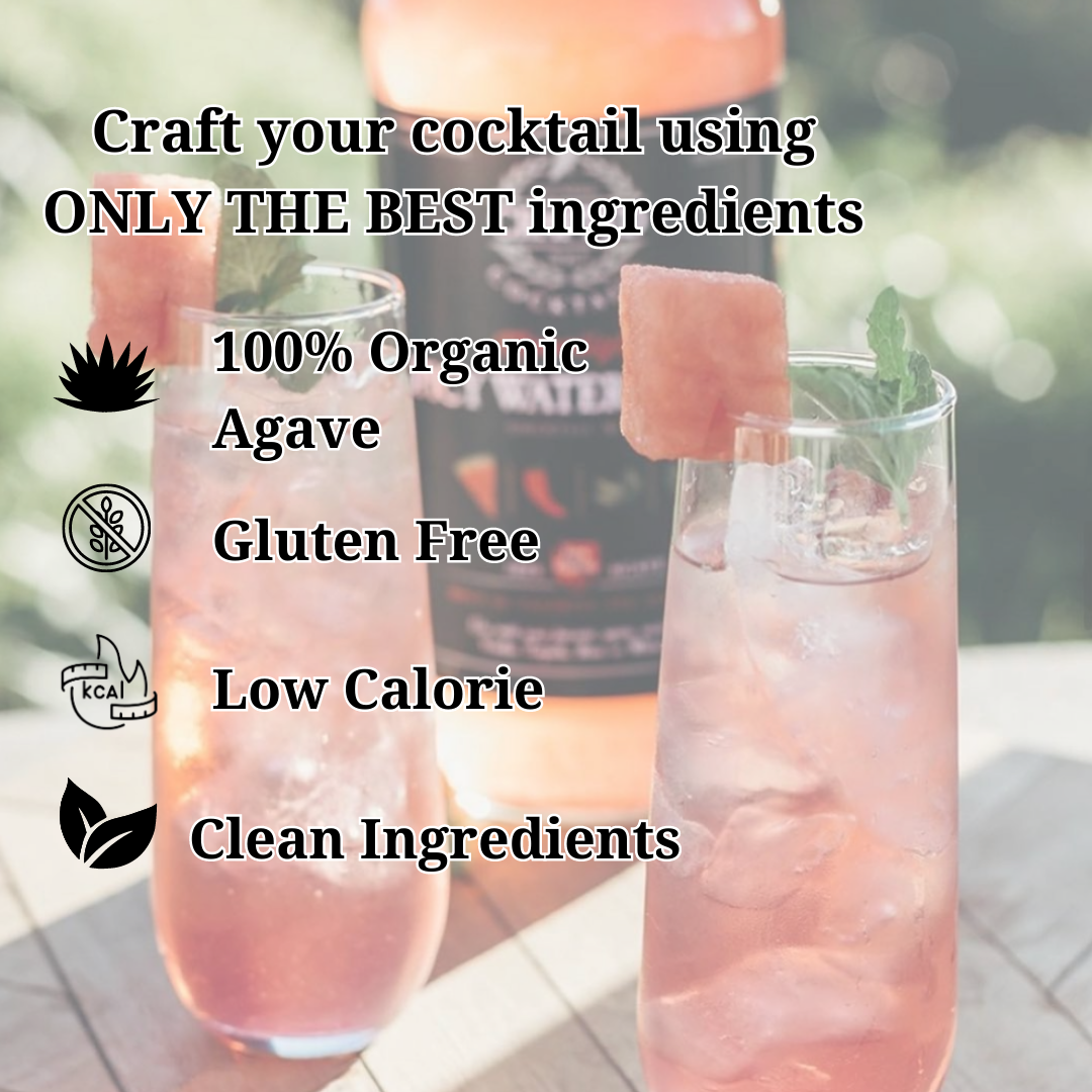 Spicy Watermelon Cocktail Or Mocktail Mix