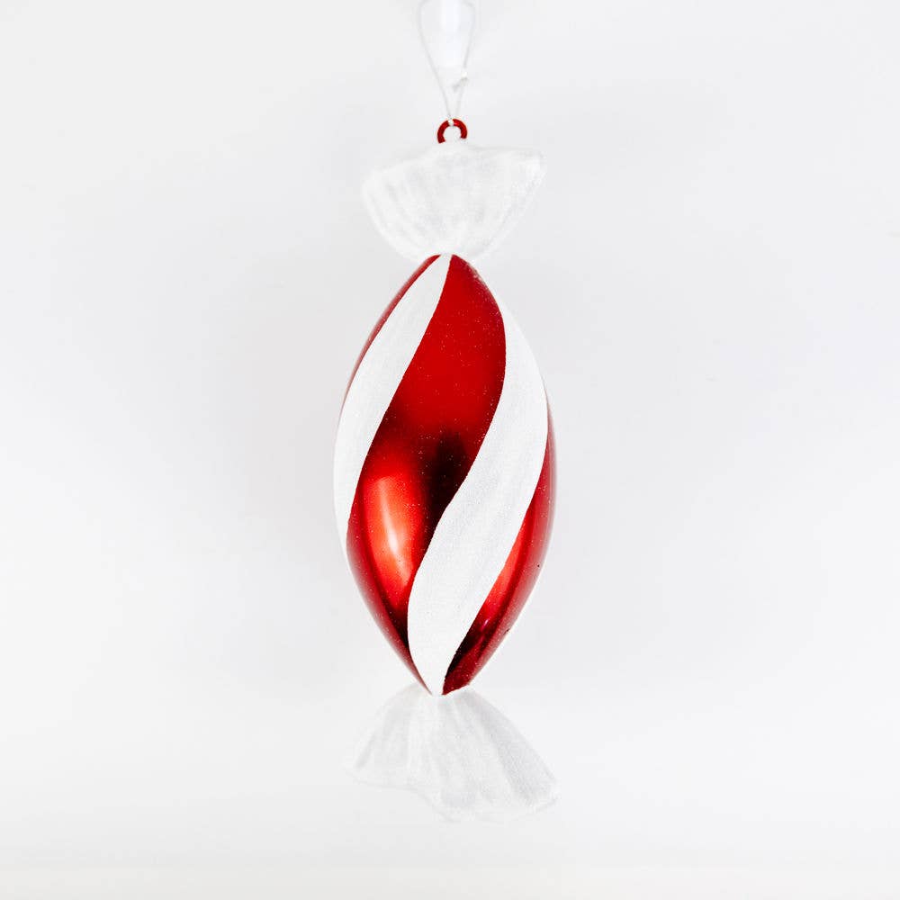 12"  Stripe Christmas ornament