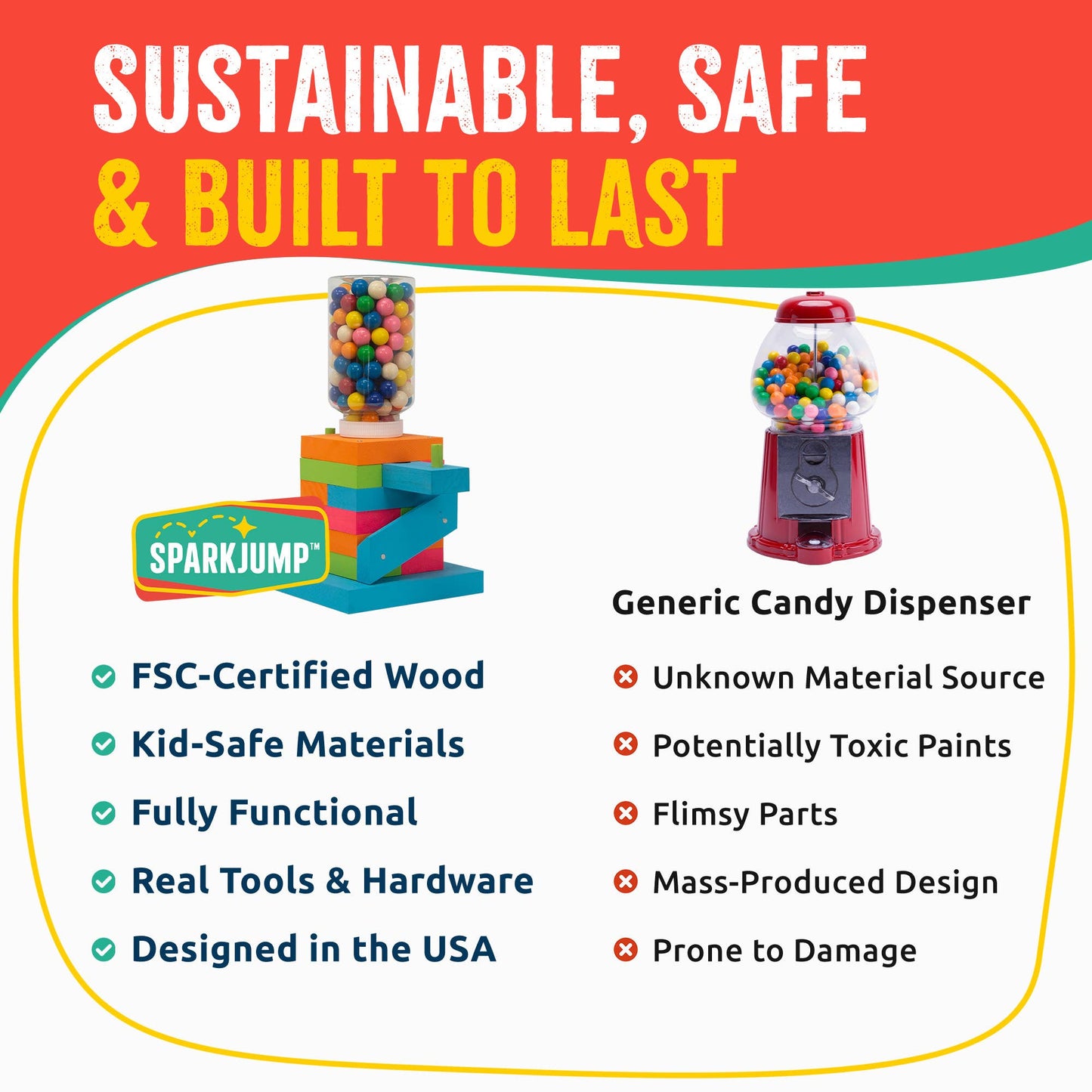 Gum Dispenser Kids Woodworking Kit