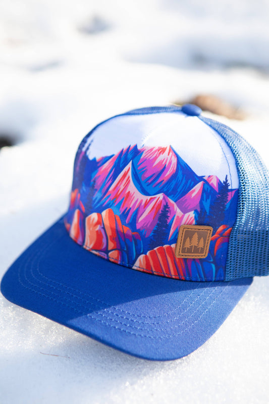 Rocky Mountains Kids Trucker - Blue