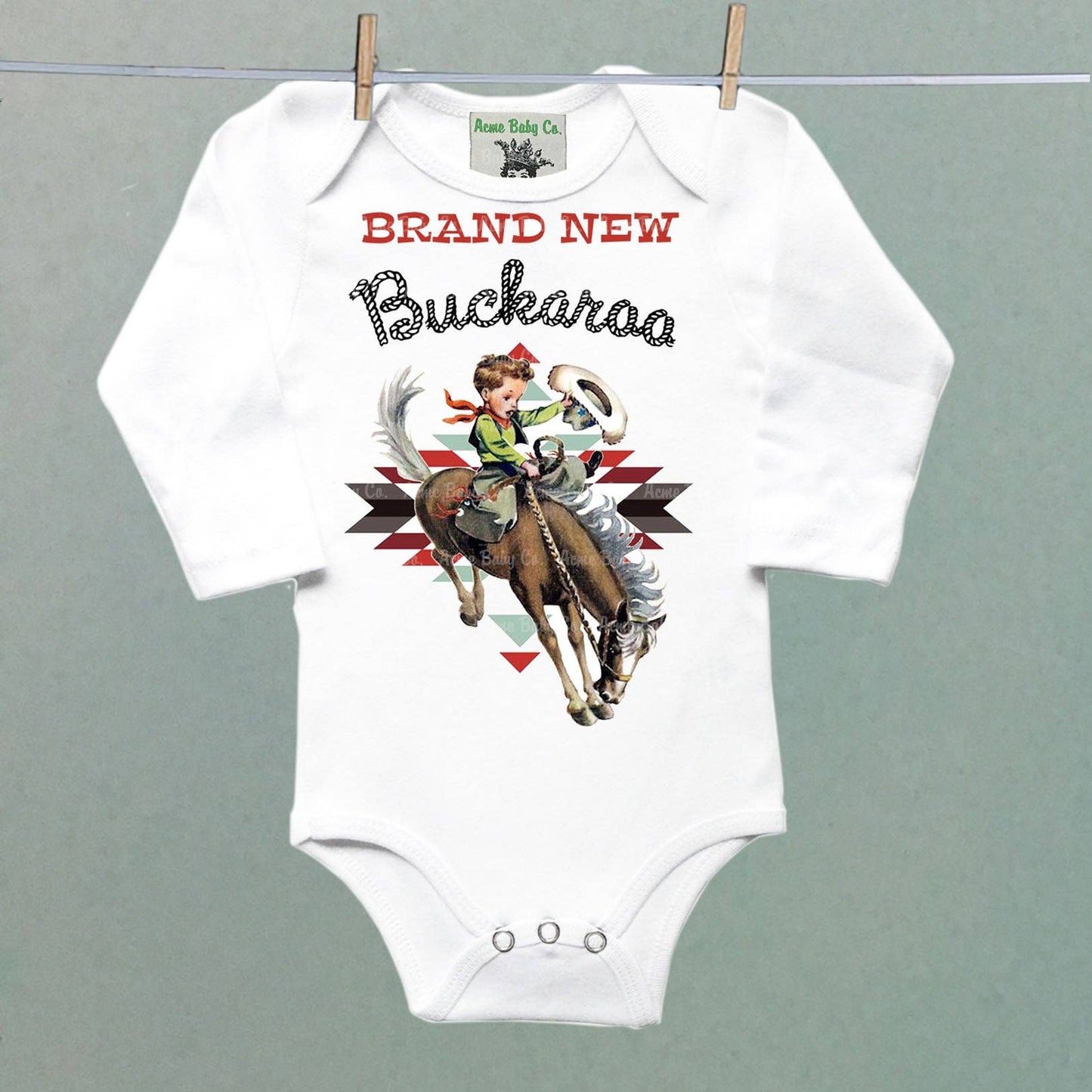 Brand New Buckaroo Onesie