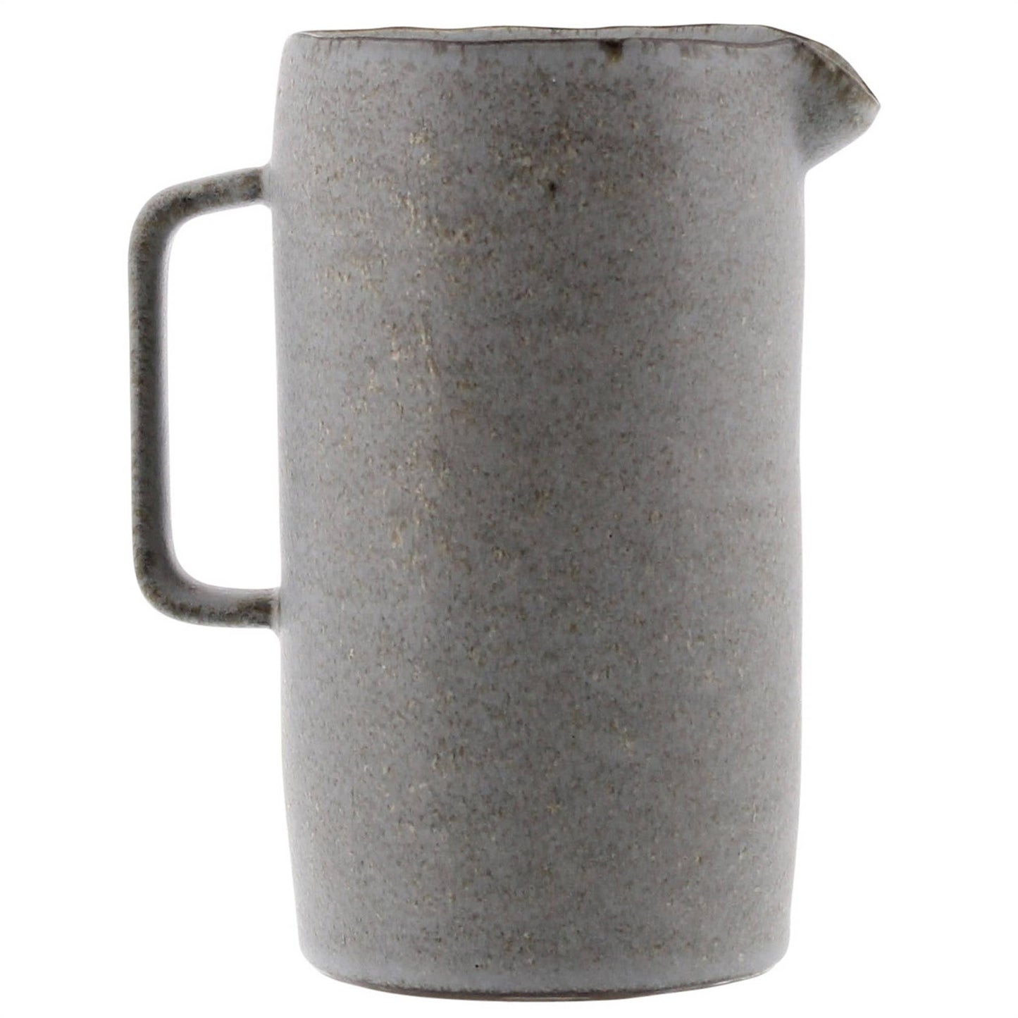 Ceramic Pitcher, - Lrg - Light Grey