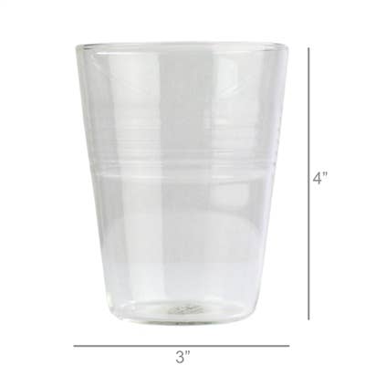 Spencer Glass Cup - Sm - Clear