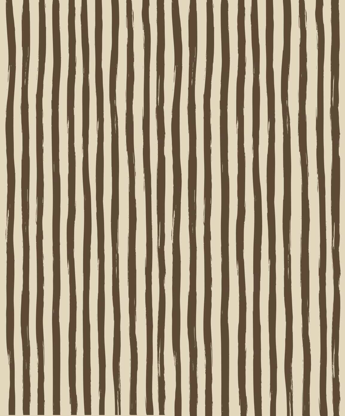Stripe Plush Blanket - Mocha & Cream
