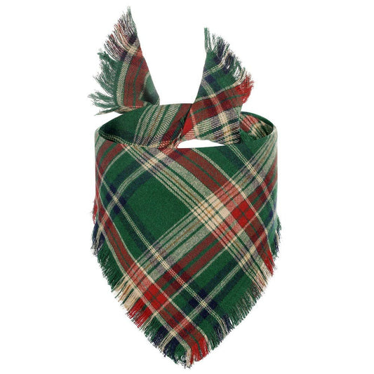 Christmas – Tartan Fringe Pet Bandana