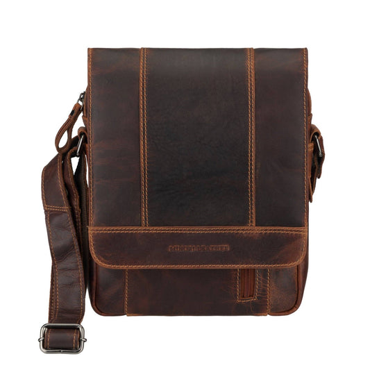 Boulder Leather Crossbody Bag – Chestnut