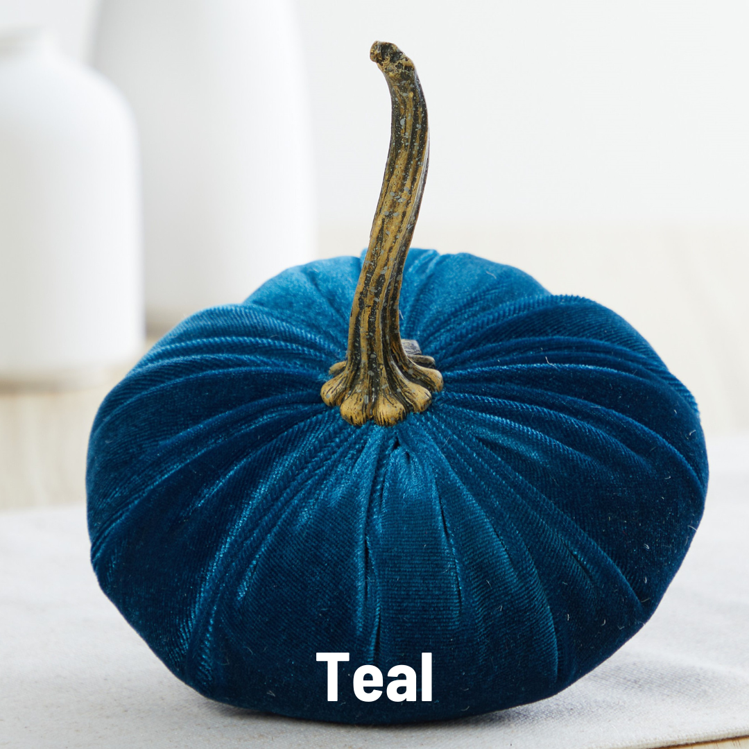 Pumpkin Small Velvet Fall