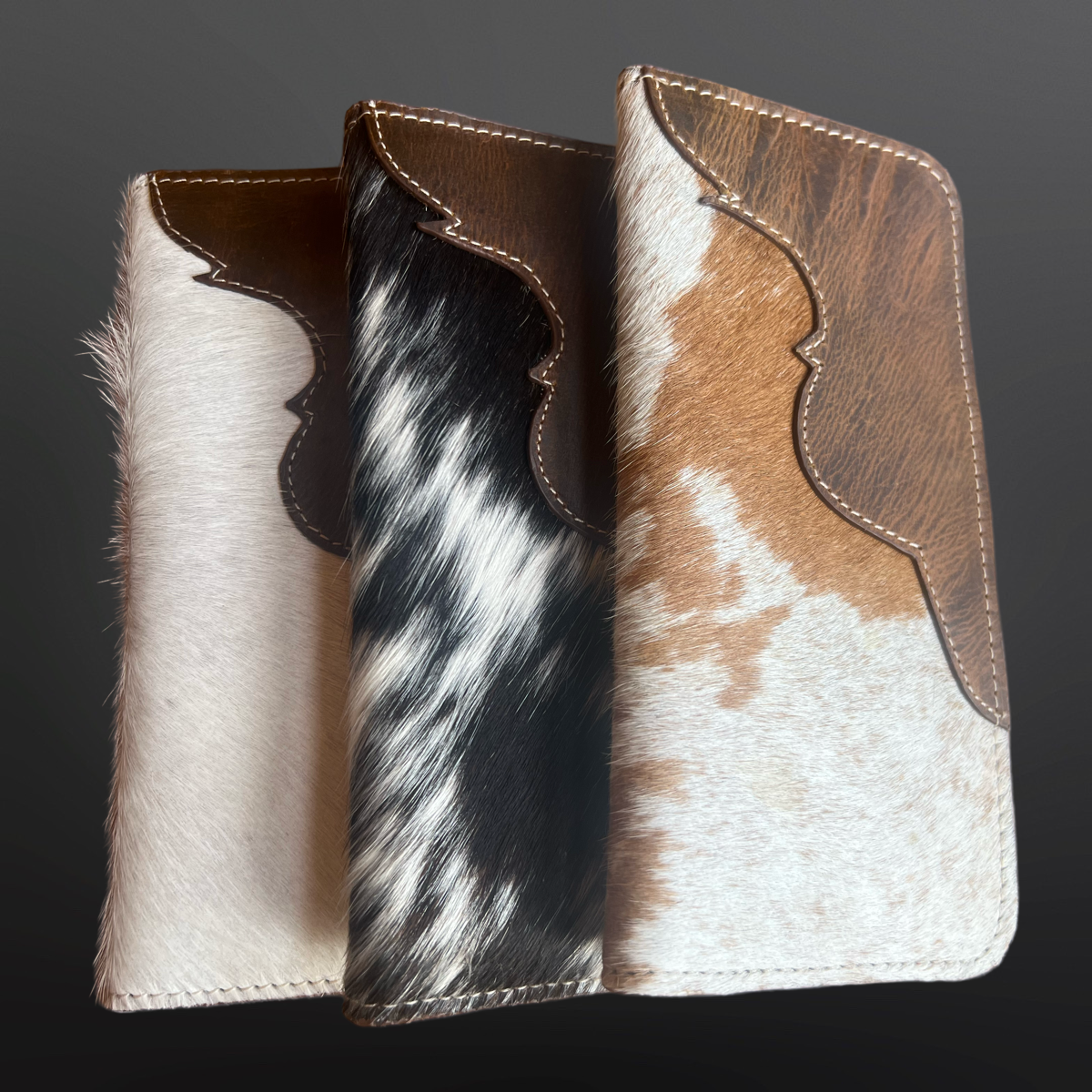 Cowhide Leather Western Wallet