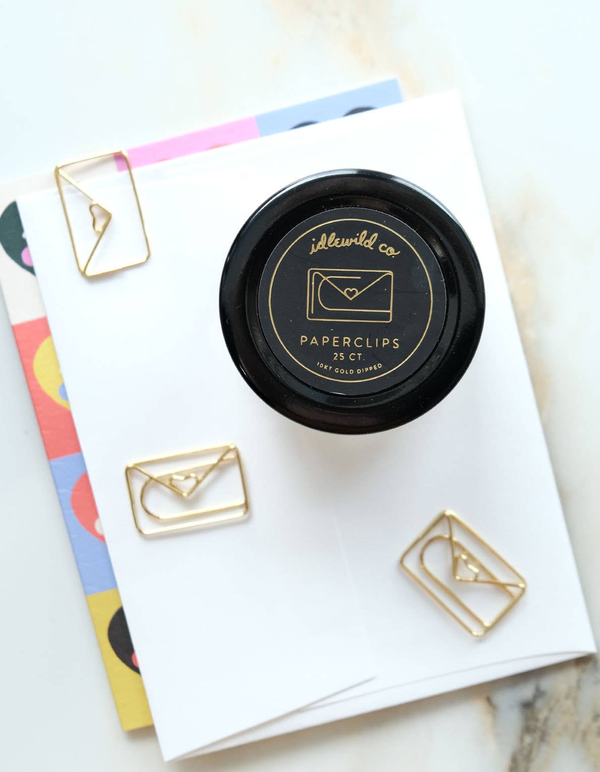 Gold Envelope Stationary Fastener
