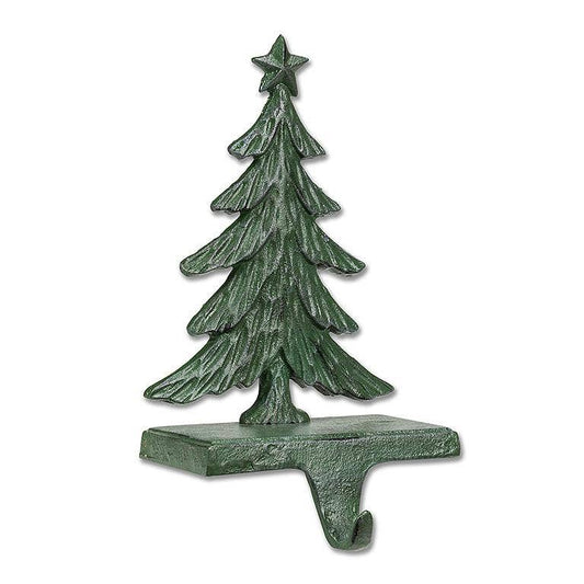 Tree Stocking Holder-Dark Green-9"H