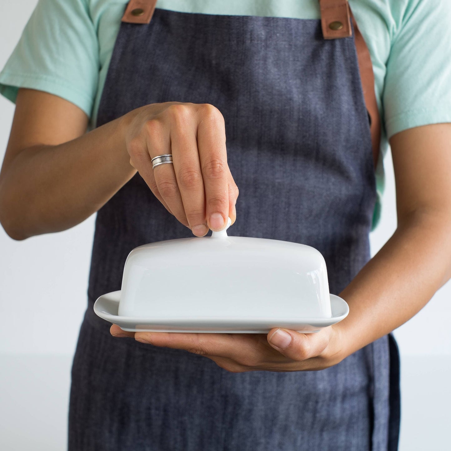 White Butter Rectangular Dish