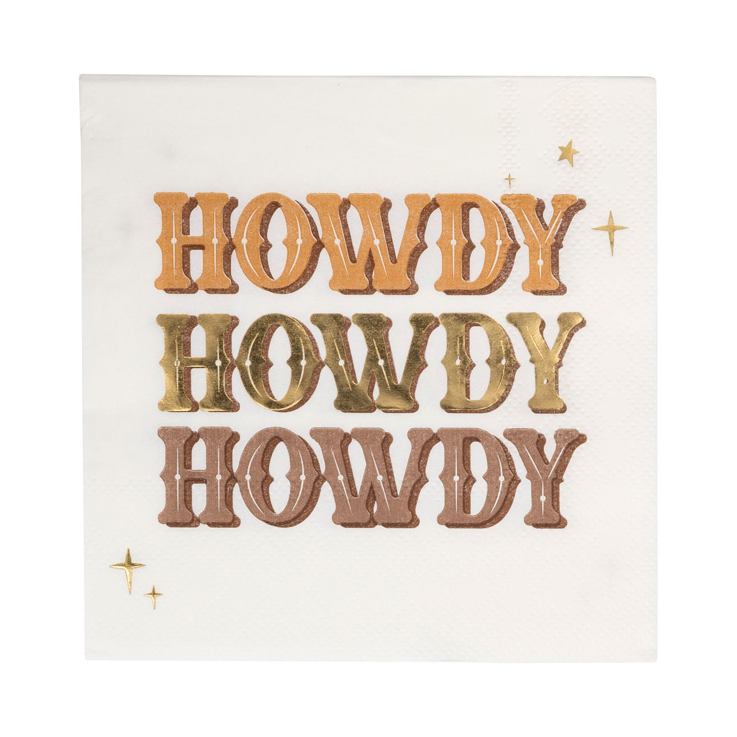 Cowboy Howdy Napkin