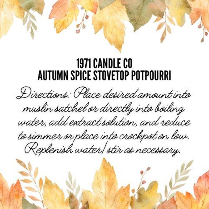 Autumn Stovetop Simmer