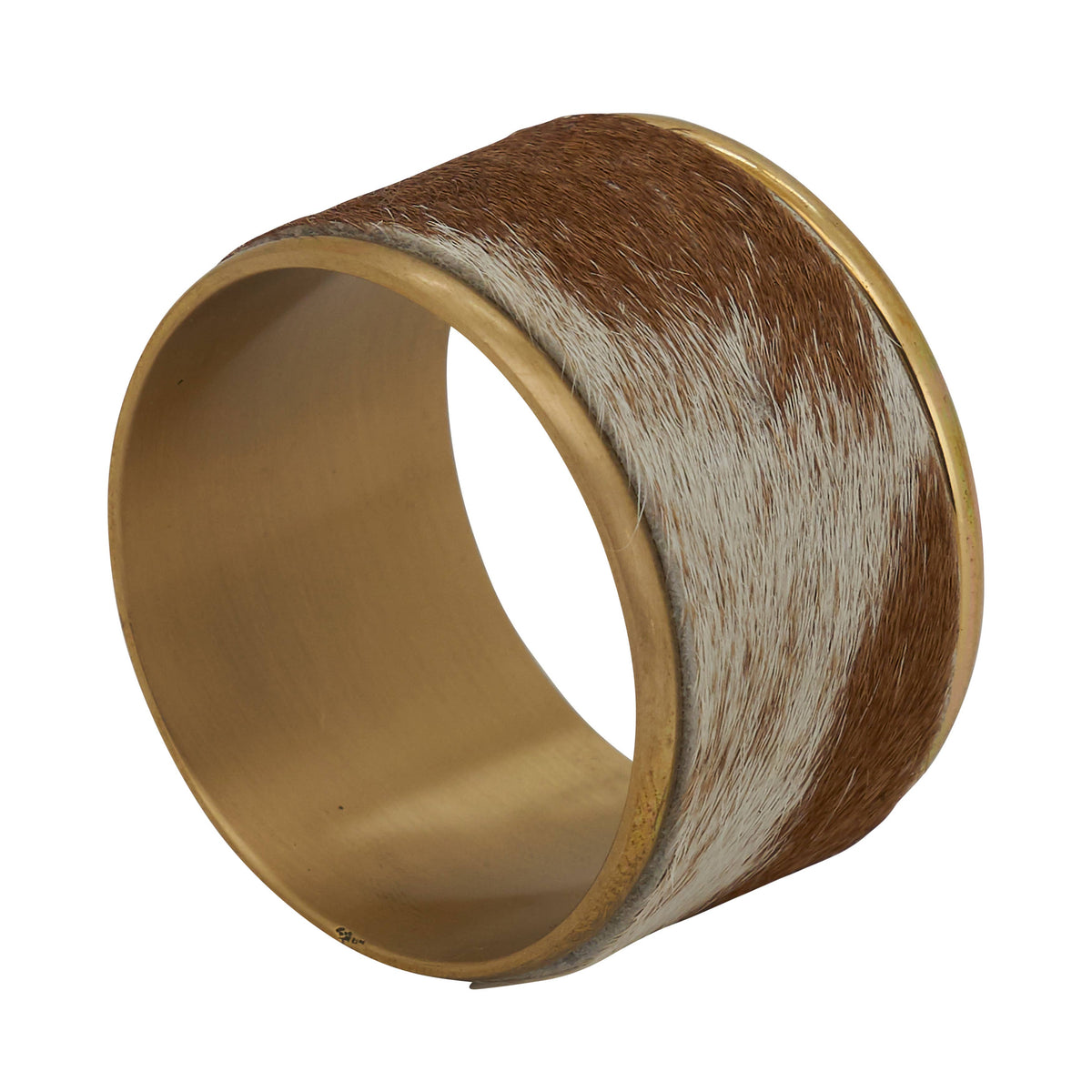 Cow Hide Napkin Ring
