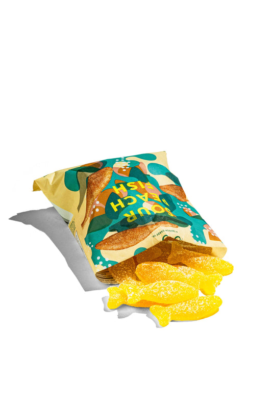 Sour Peach Fish Candy