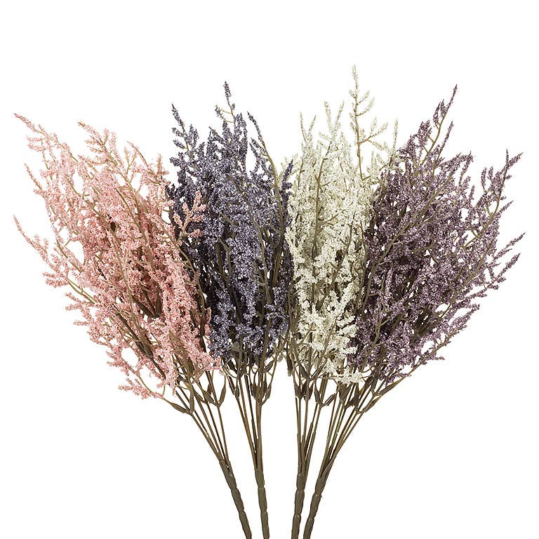 Pastel Floral Spray Stem - 14"H