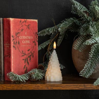 5.5" 3D FIR TREE CANDLE