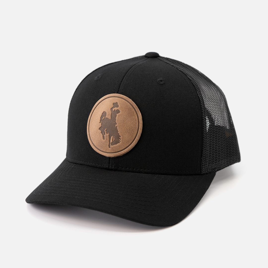 Steamboat Men's Hat | Leather Patch Trucker Hat