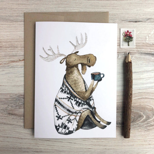 Cozy Moose Card