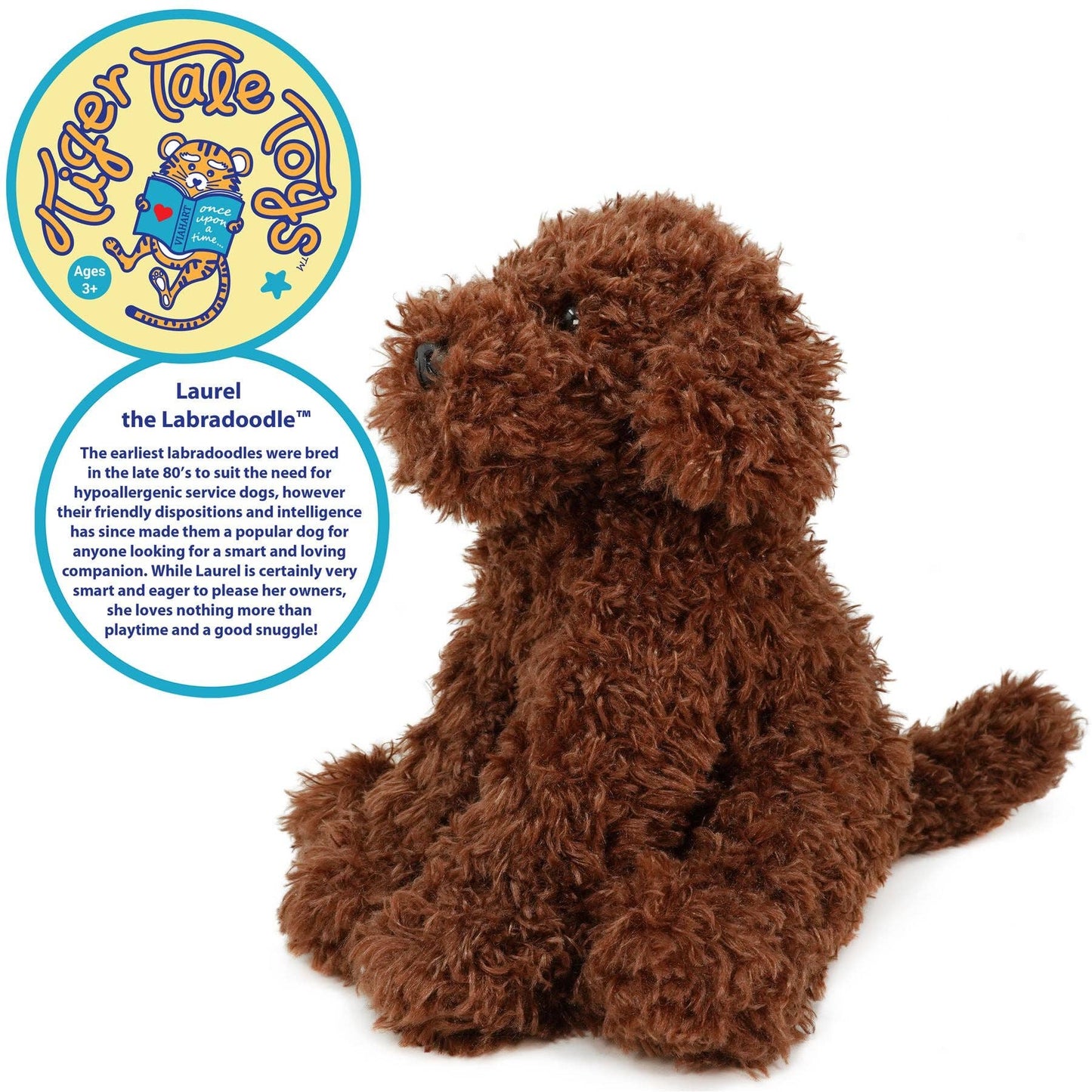 Laurel The Labradoodle | 12 Inch Stuffed Animal Plush