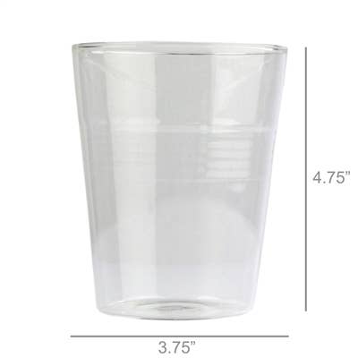 Spencer Glass Cup - Lrg - Clear