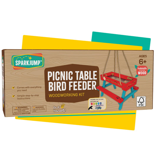 Picnic Table Feeder Kids Woodworking Kit