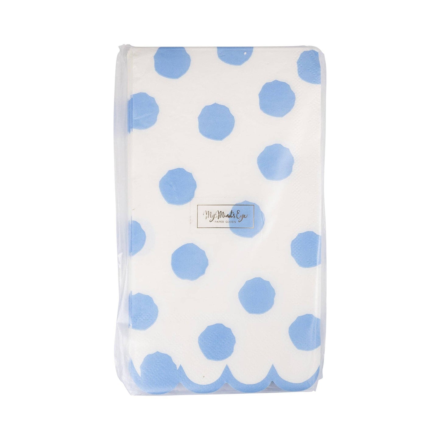 Blue Polka Dot Dinner Napkin