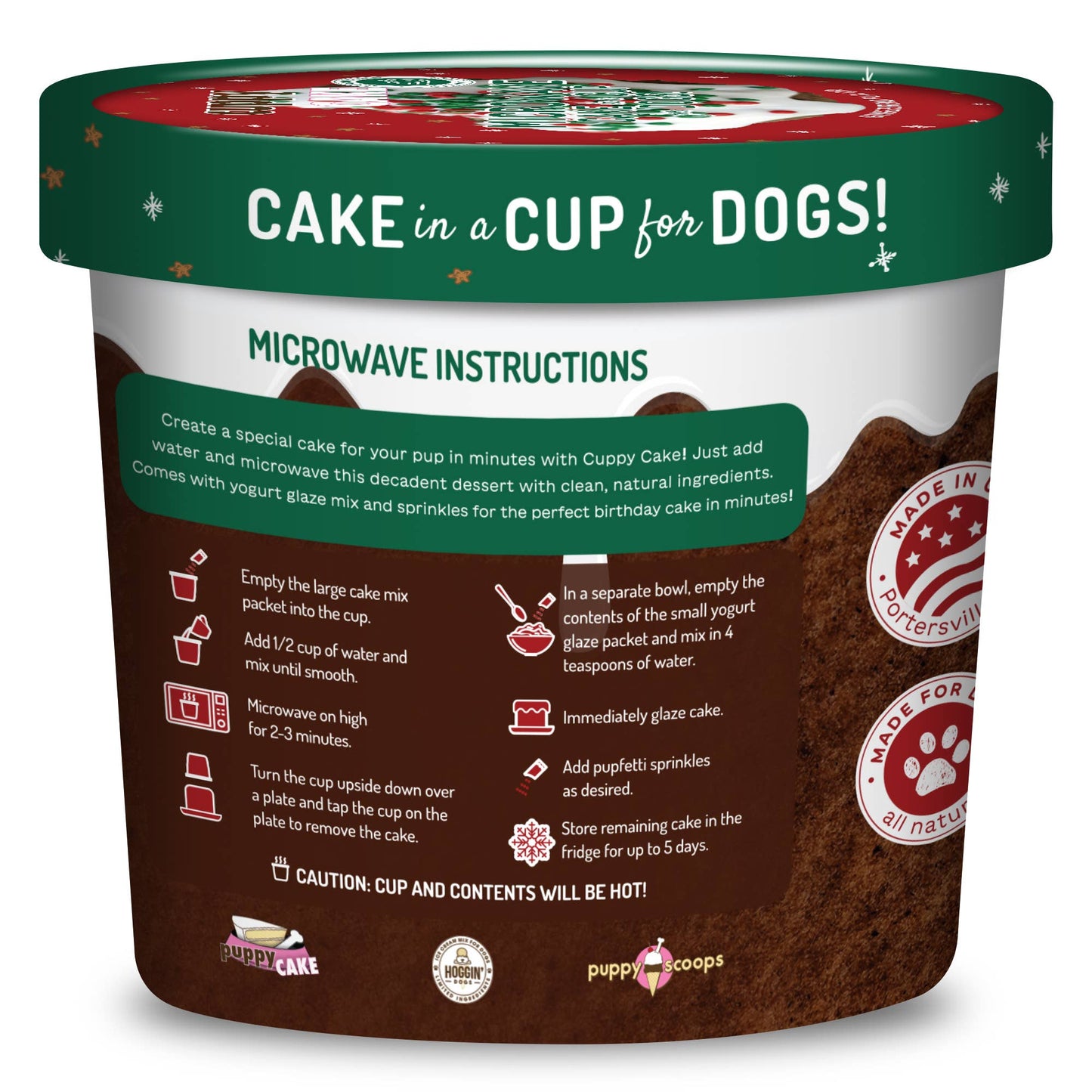 Cuppy Cake - Microwave Cake in A Cup - Gingerbread Flavor
