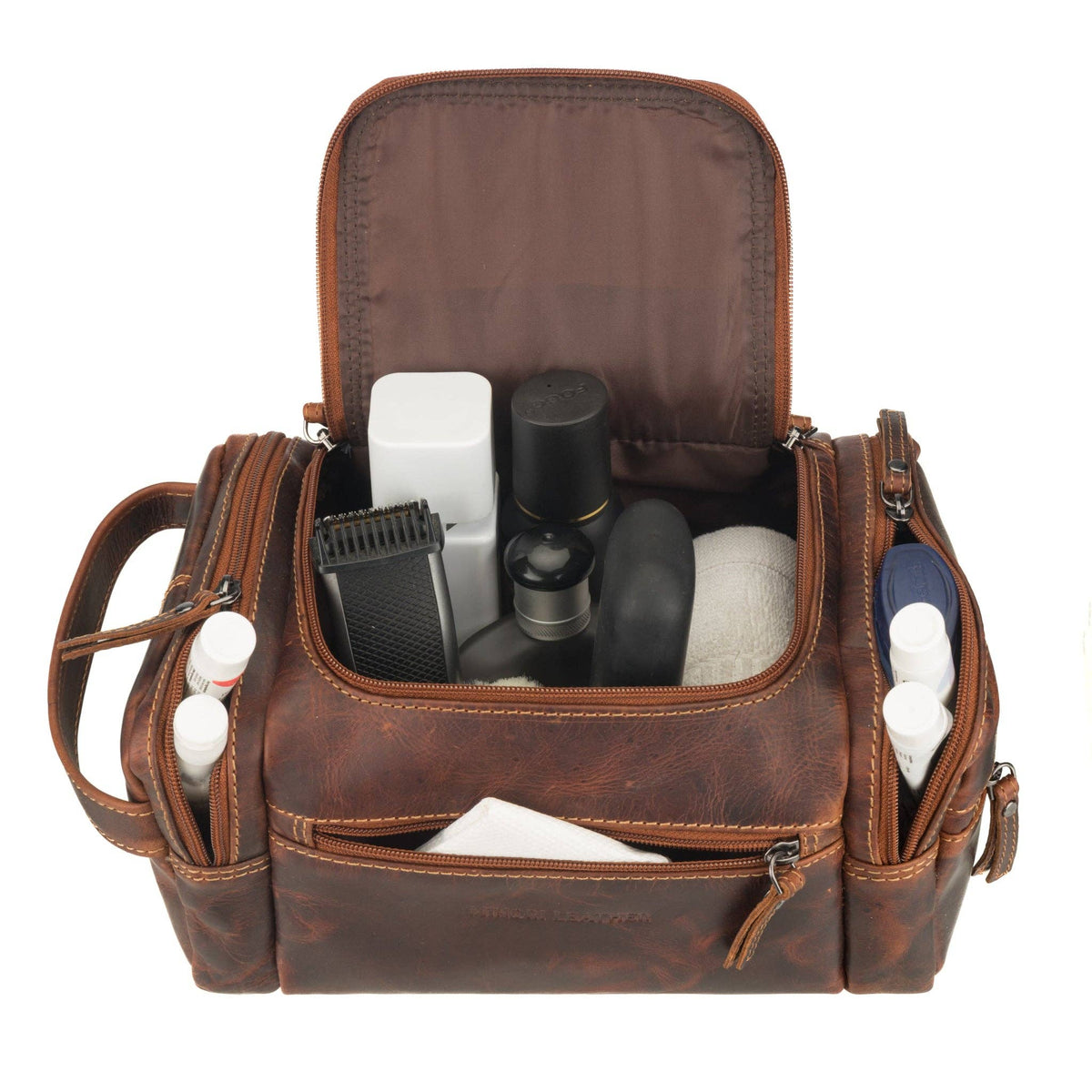 Leather Toiletry Bag