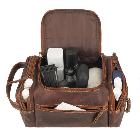 Leather Toiletry Bag