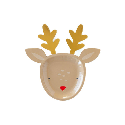 Dear Rudolph Reindeer Party Plate