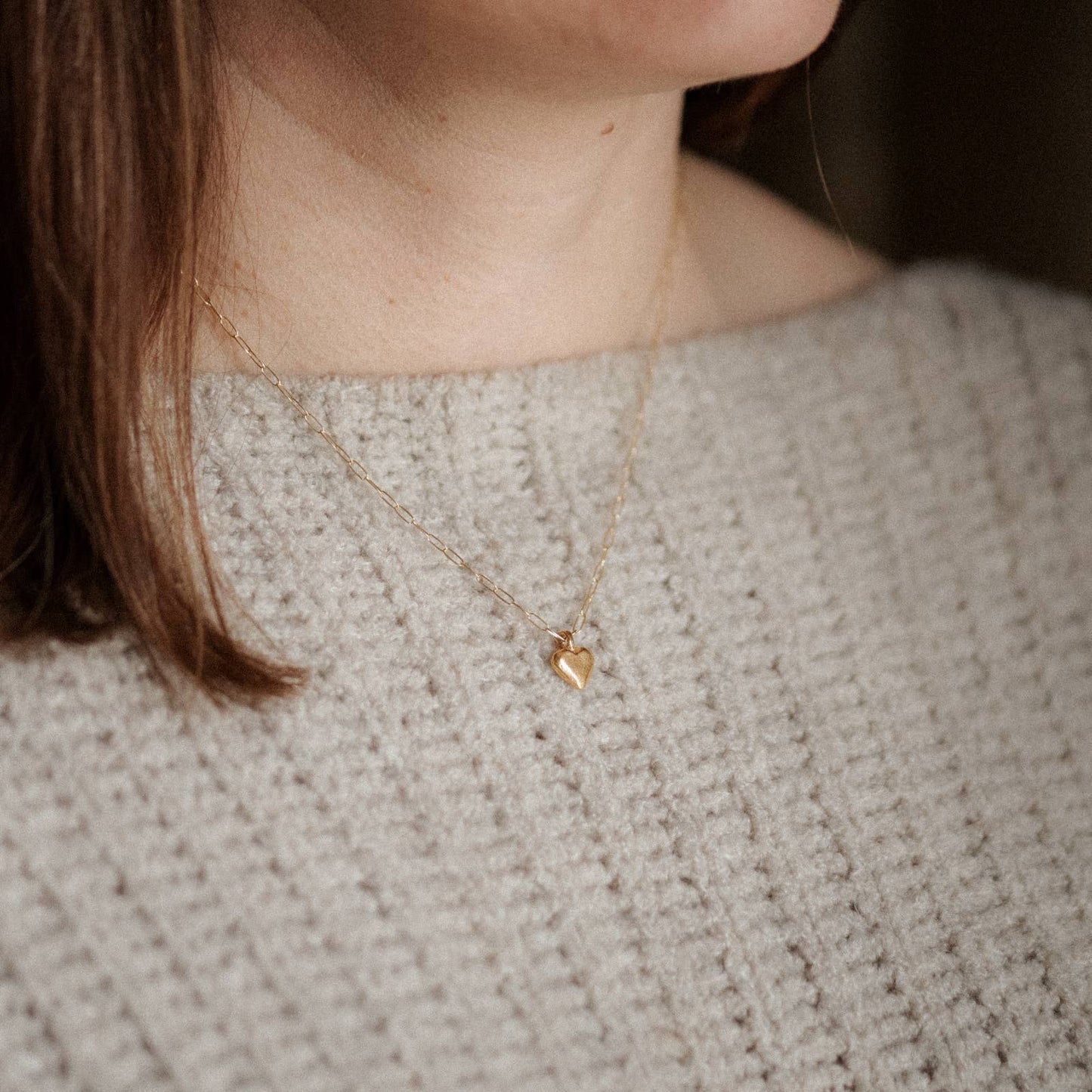 Amor Necklace // Demi-Fine Gold