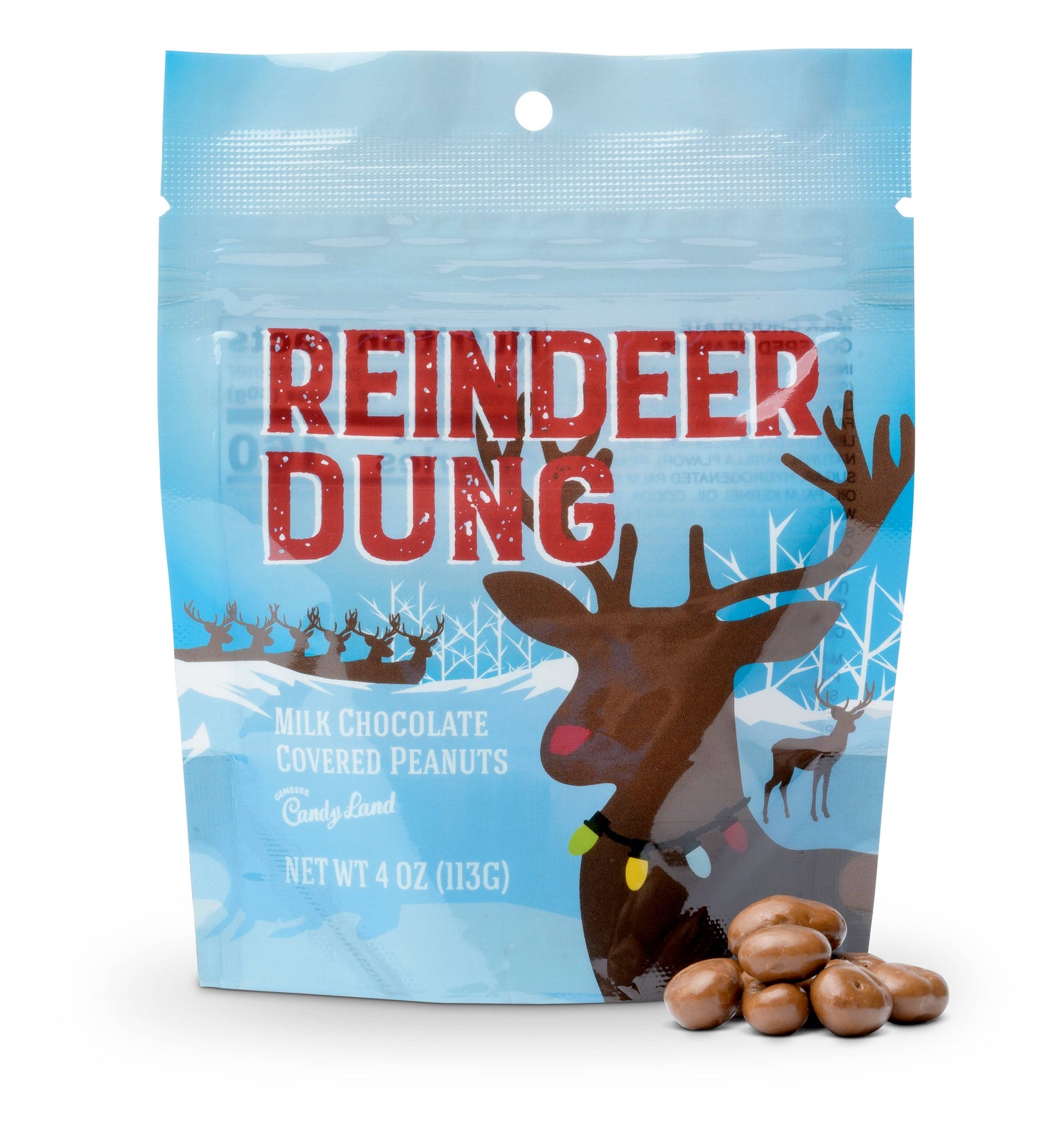 Reindeer Dung (chocolate covered peanuts)