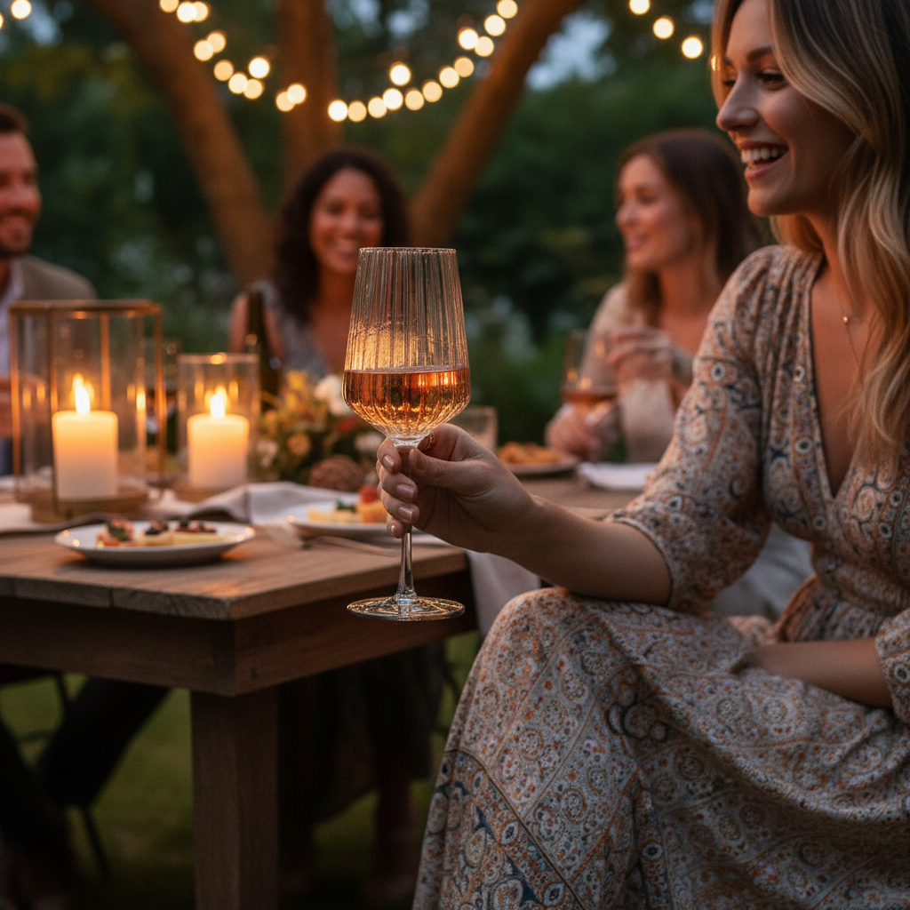 Wine Glass, Smoked, 16 Oz