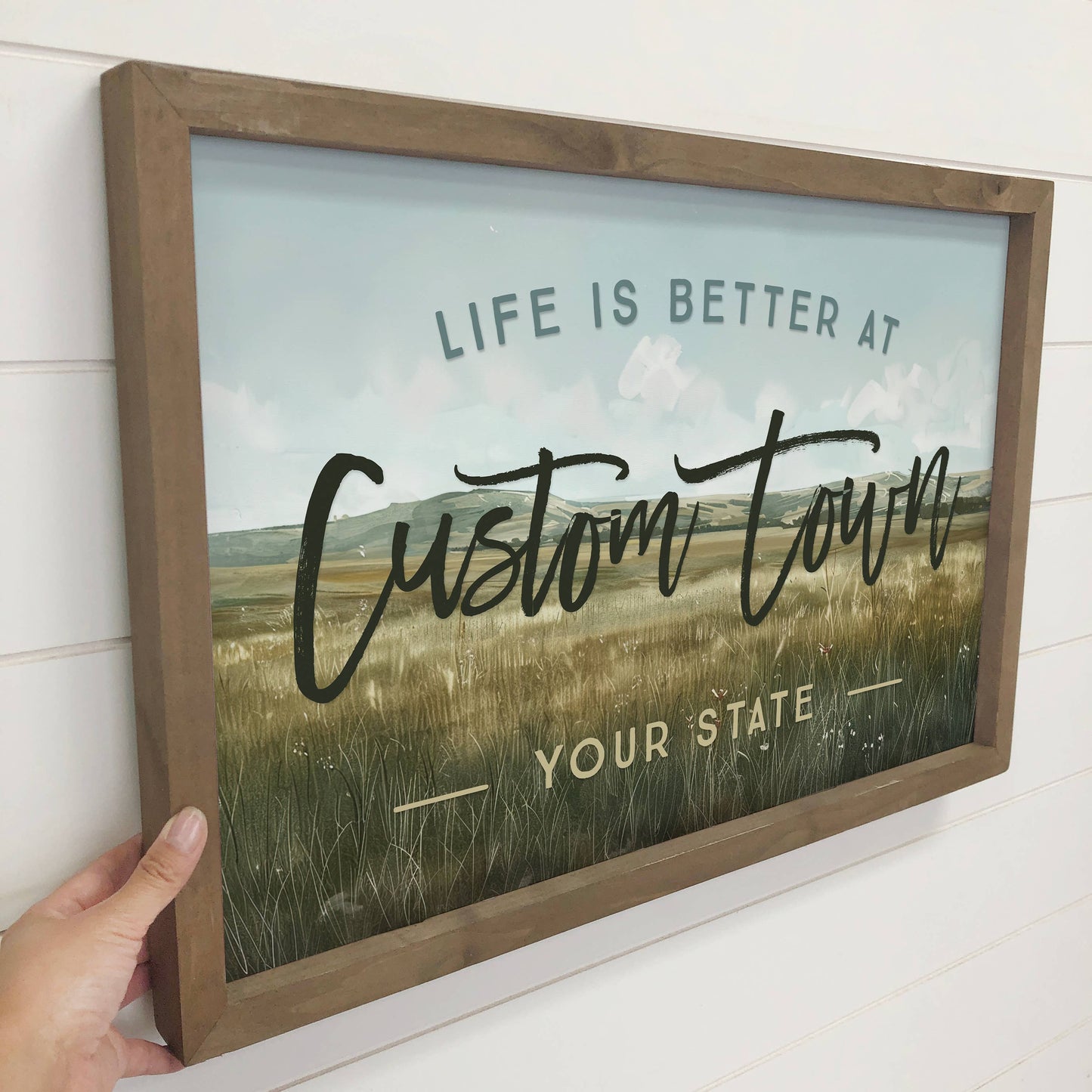 Wyo Grassy Landscape - Canvas Art