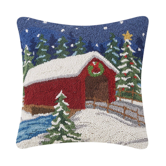 Snowy Hook Pillow