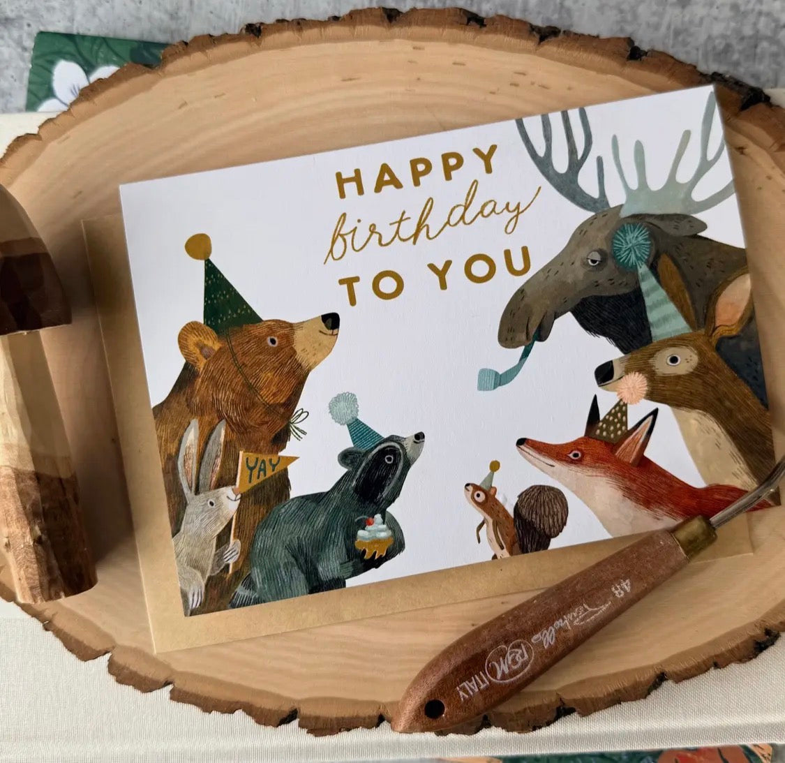 Woods B-day Card