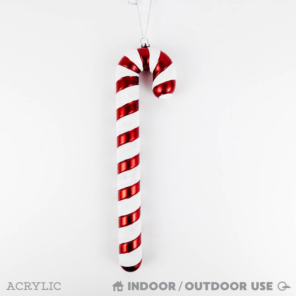 12" Stripe Christmas ornament