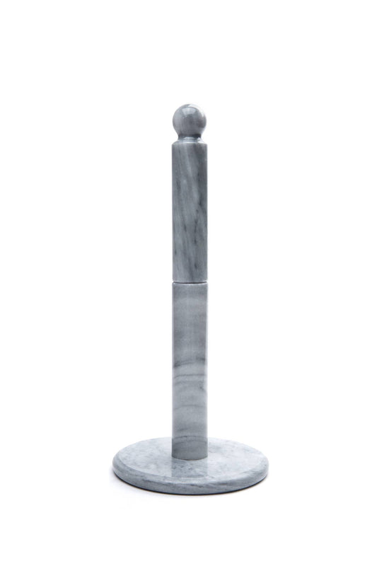 Marble Paper Towel Holder, White, 12.5"