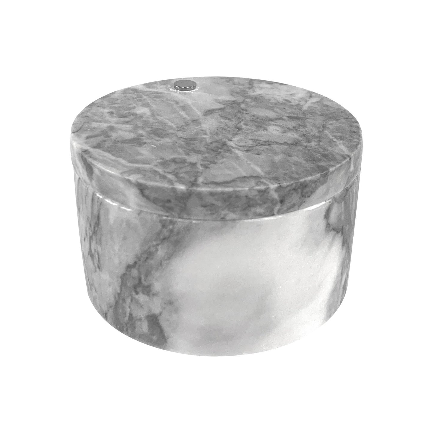 Marble Double Cellar, White, 4” x 4” x 2.5"