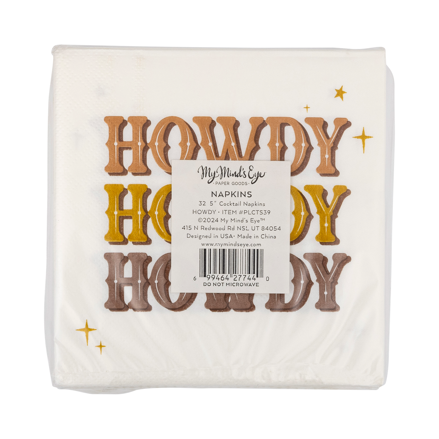 Cowboy Howdy Napkin