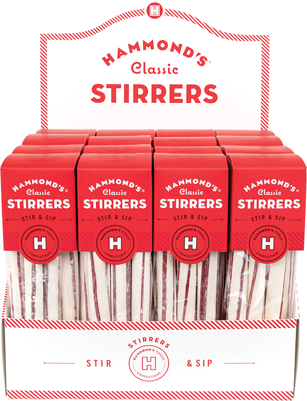 All-Natural Peppermint Candy Stirrers